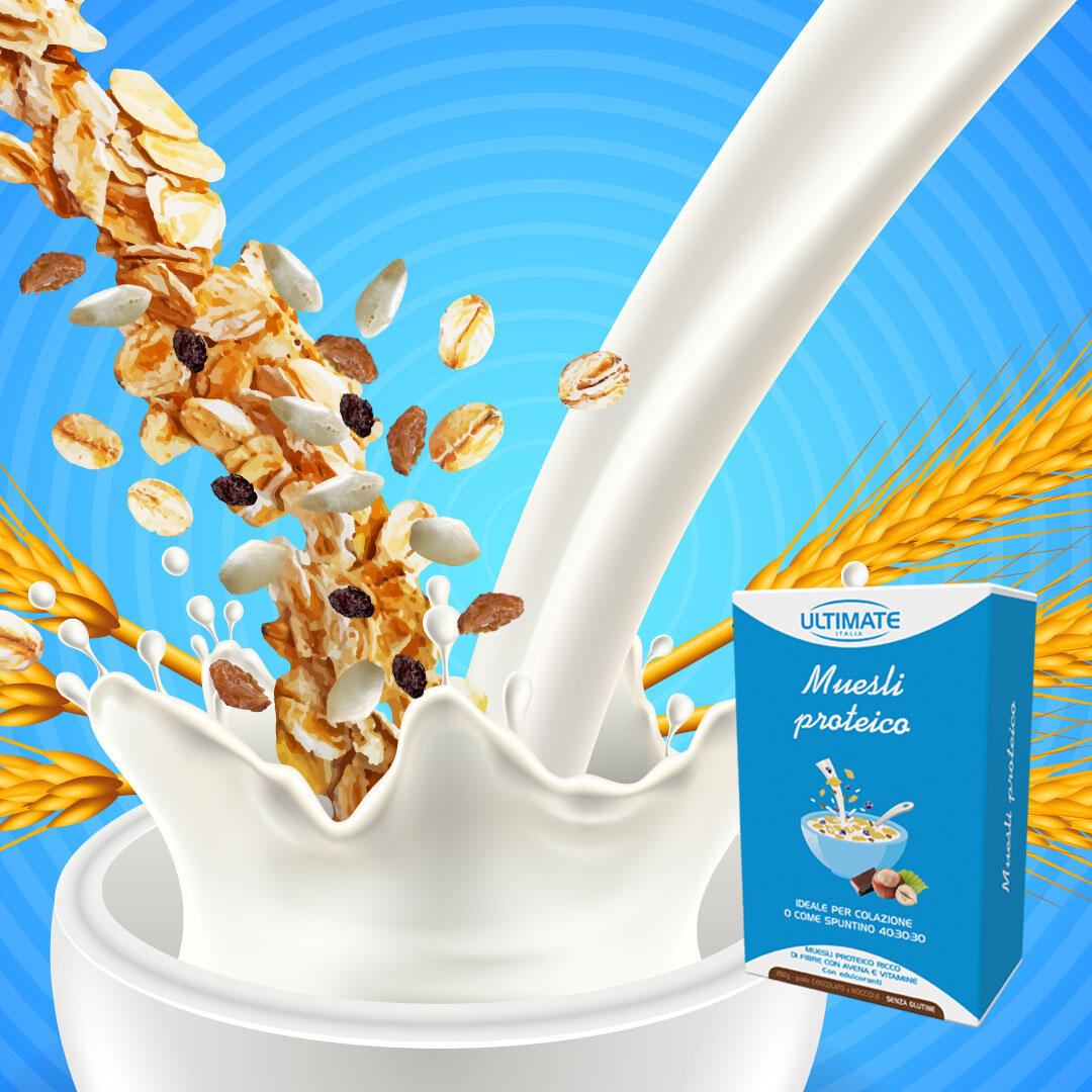 Integratore alimentare - MUESLI PROTEICO CIOCCOLATO E NOCCIOLE - 250g 5/5