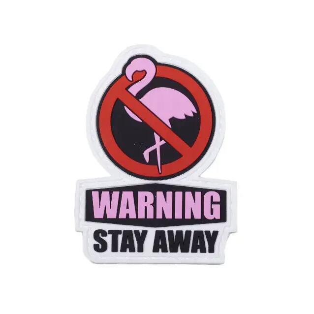 Flamingos Stay Away Patch Elitex Training