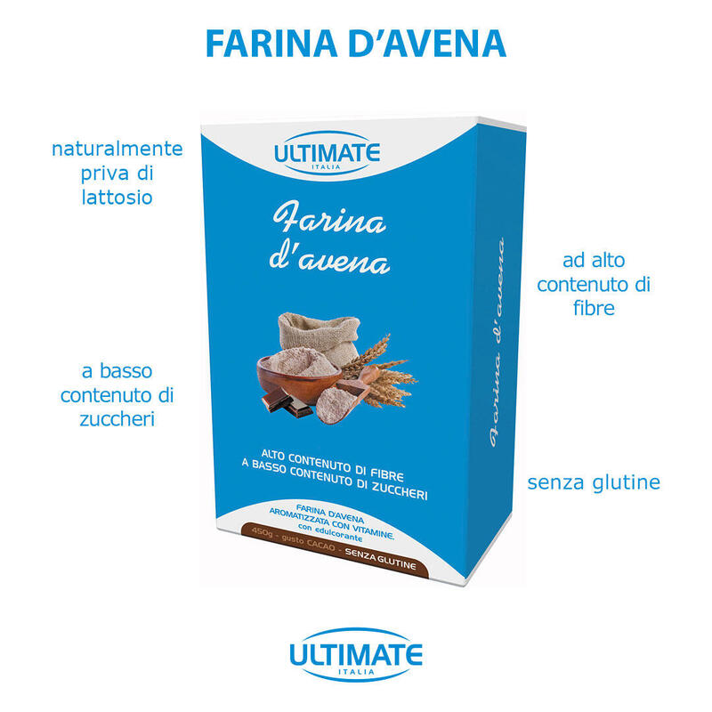 Alimento - FARINA D'AVENA CACAO - 450g