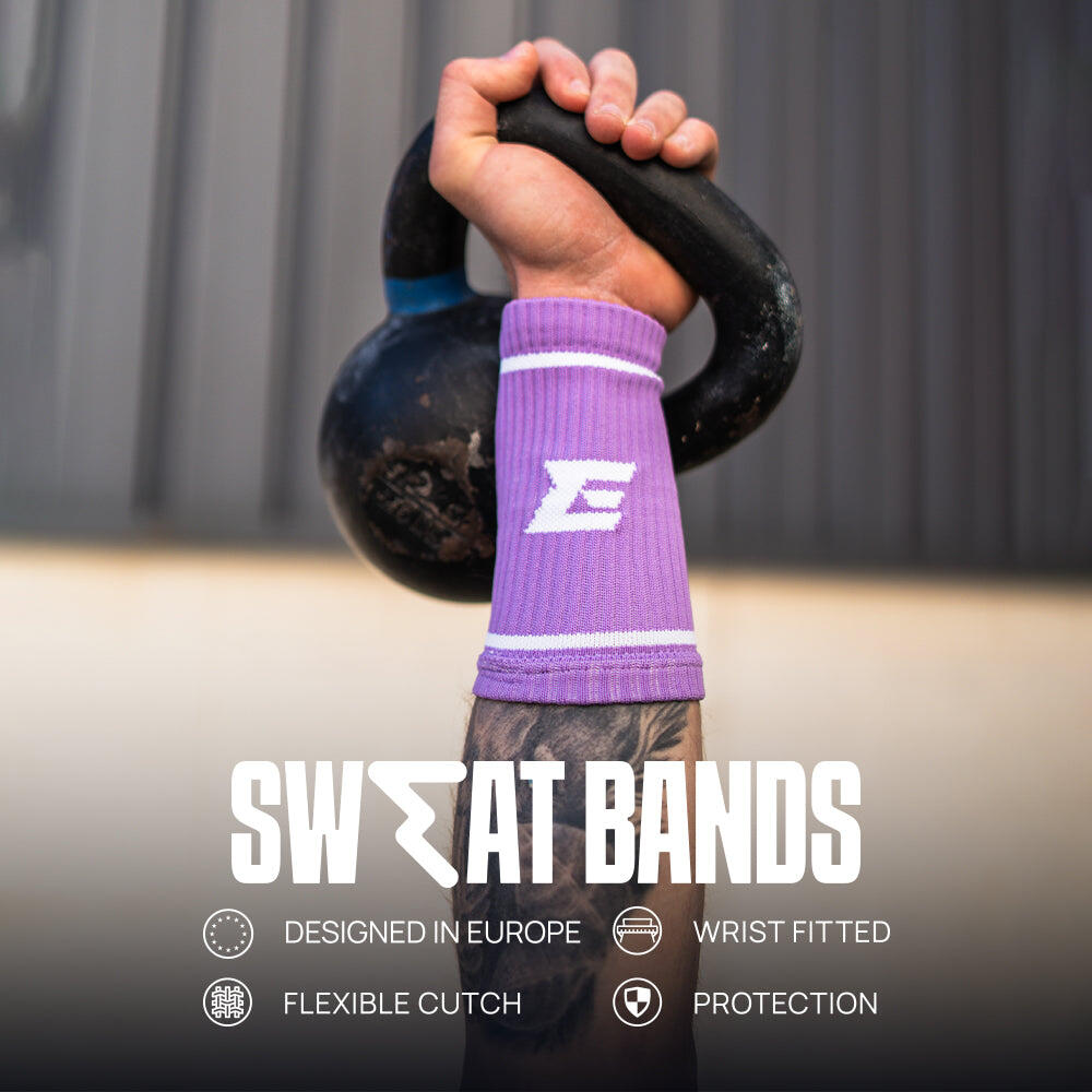 Elitex Training Wristband Lavender Sweat Wristband Cross Training 2/6