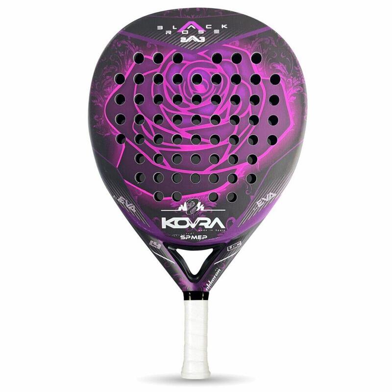 Pala de padel Adulto Akkeron Black Rose 23