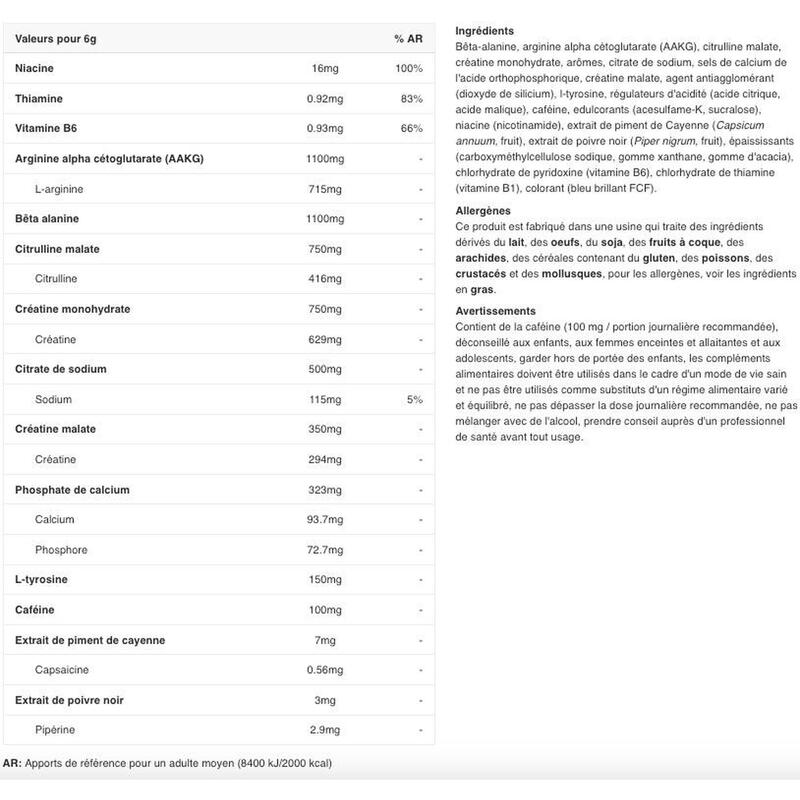 Redweiler - Blueberry Madness - 480 grammes (80 doses)