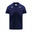 kappa polo maniche corte da uomo in cotone blu da fitness