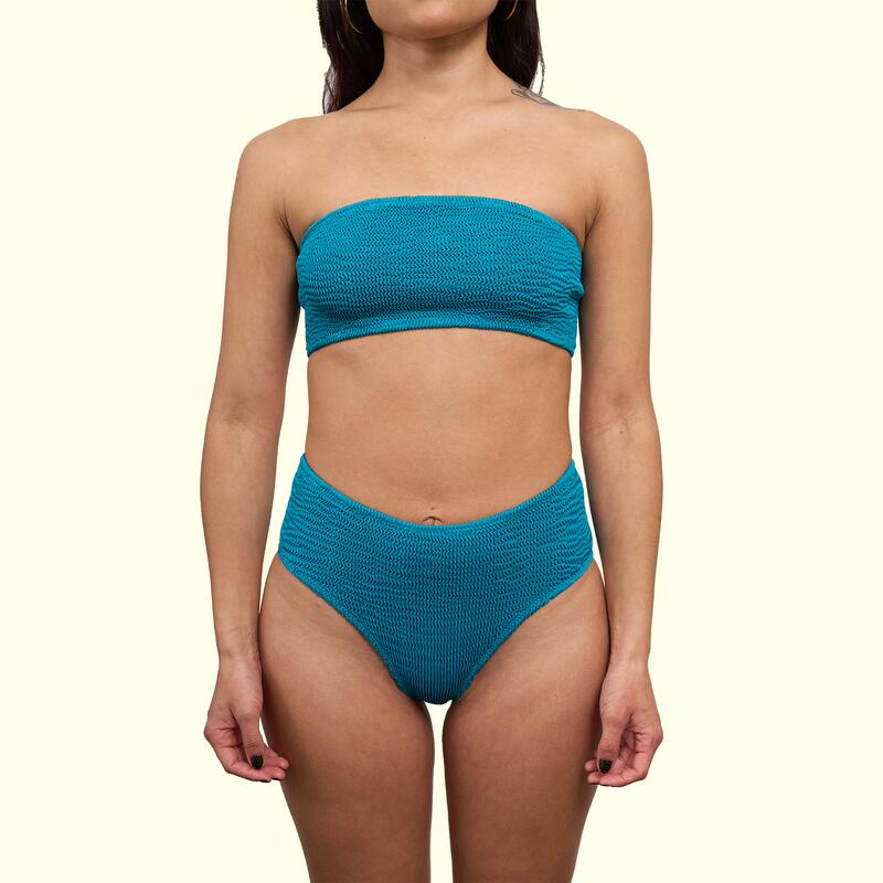 Braguita Bikini Mujer Calamoon Alta Azul Teal