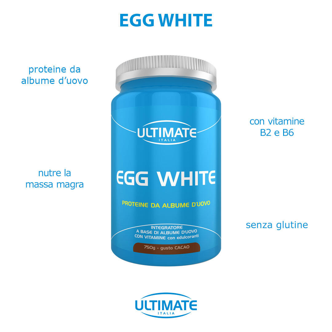 Integratore alimentare - EGG WHITE COCOA 750g 6/6