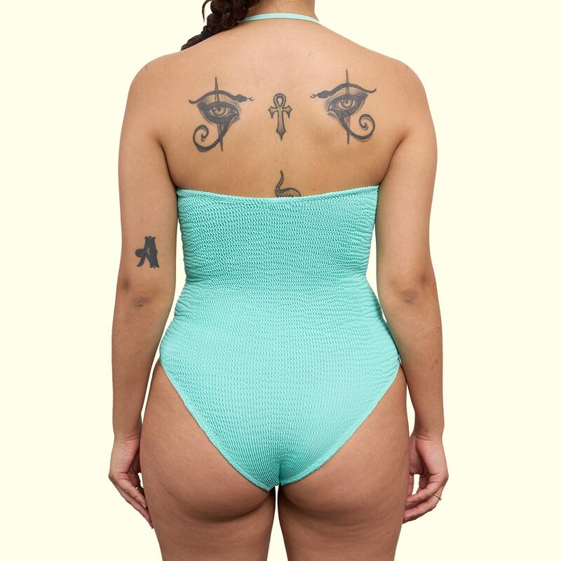 Bañador Mujer Calamoon Slim Verde Menta Talla Única