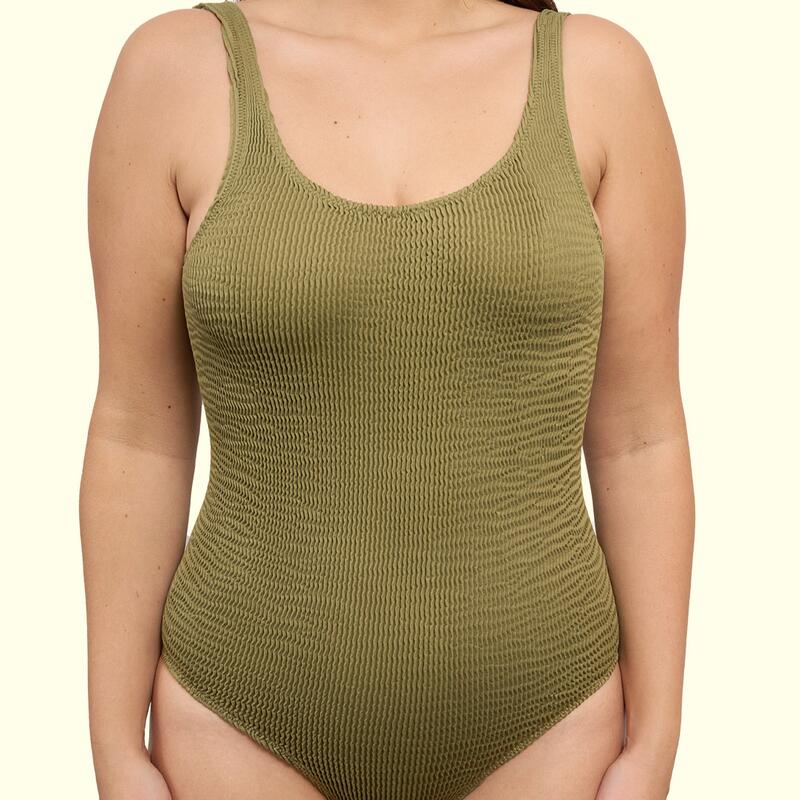 Bañador Mujer Calamoon Basic Verde Pistacho Talla Única