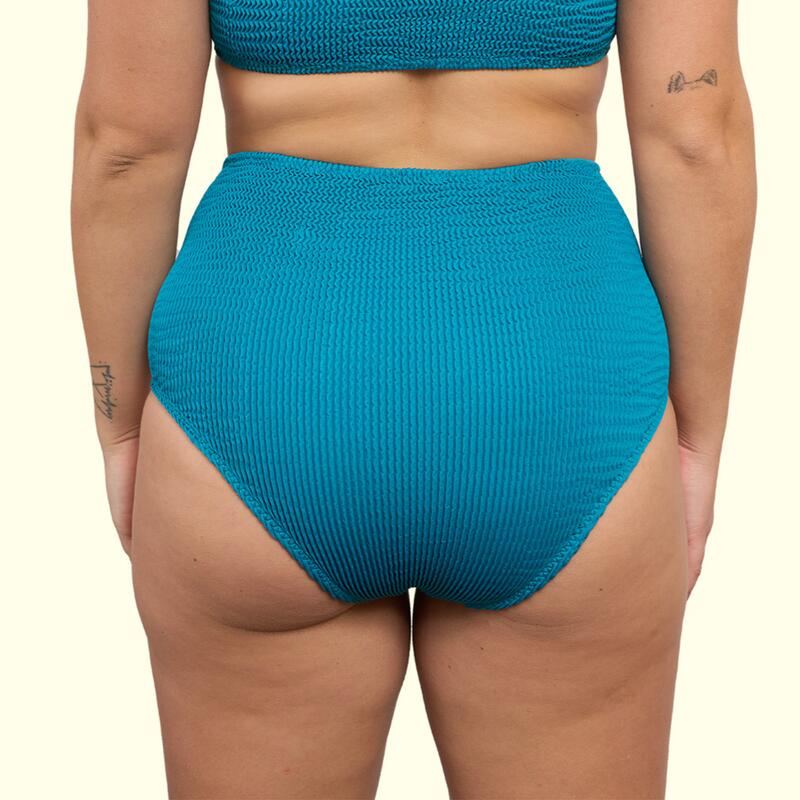 Braguita Bikini Mujer Calamoon Super Alta Azul Teal