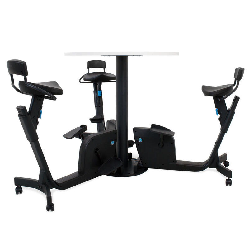 LifeSpan - Workplace Desk Bike trio - 210x196x104 cm - Ergonomisch