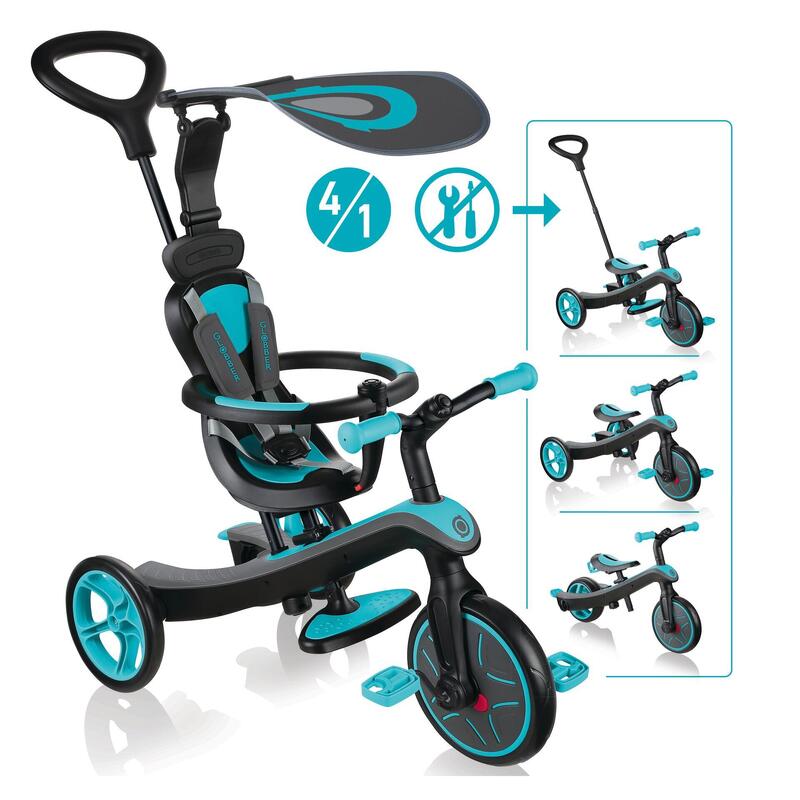 GLOBBER EXPLORER TRIKE 4in1 türkis