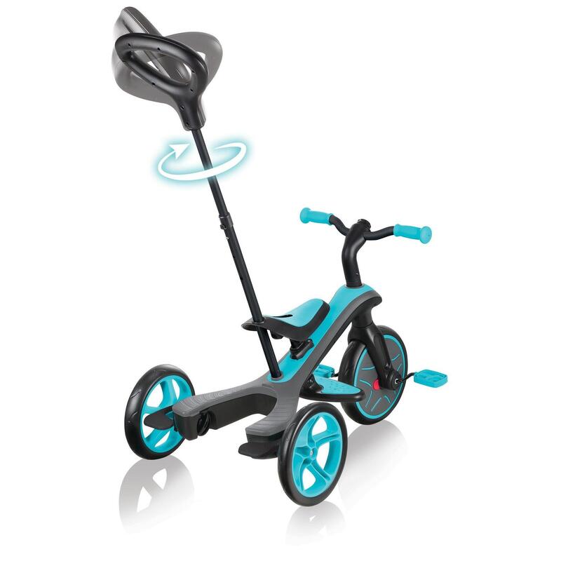 Tricycle évolutif pour bébé EXPLORER 4 en 1 Bleu Canard