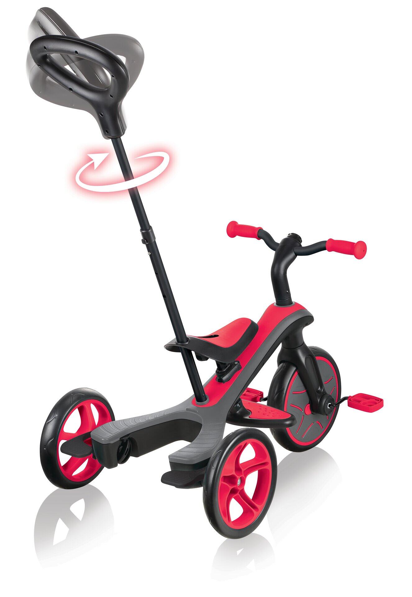 Globber "Trike Explorer" 4 in 1 in het Rood 13/14