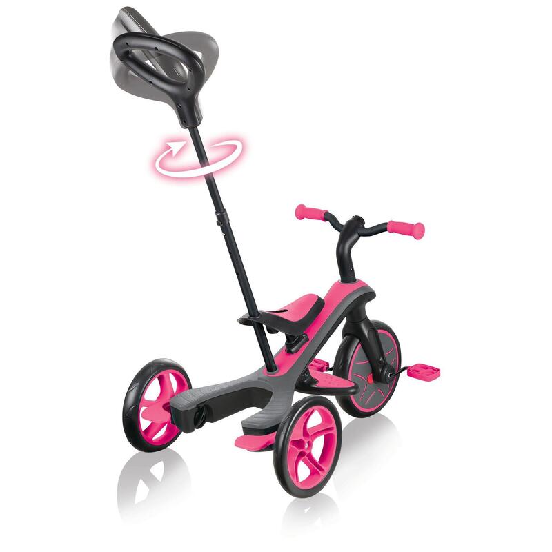 Scooter Laufrad / Dreirad  Trike Explorer 4 in 1  Fuchsia pink