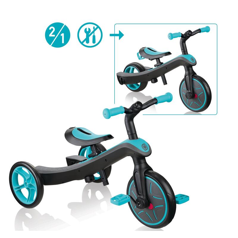 GLOBBER EXPLORER TRIKE 2in1 türkis