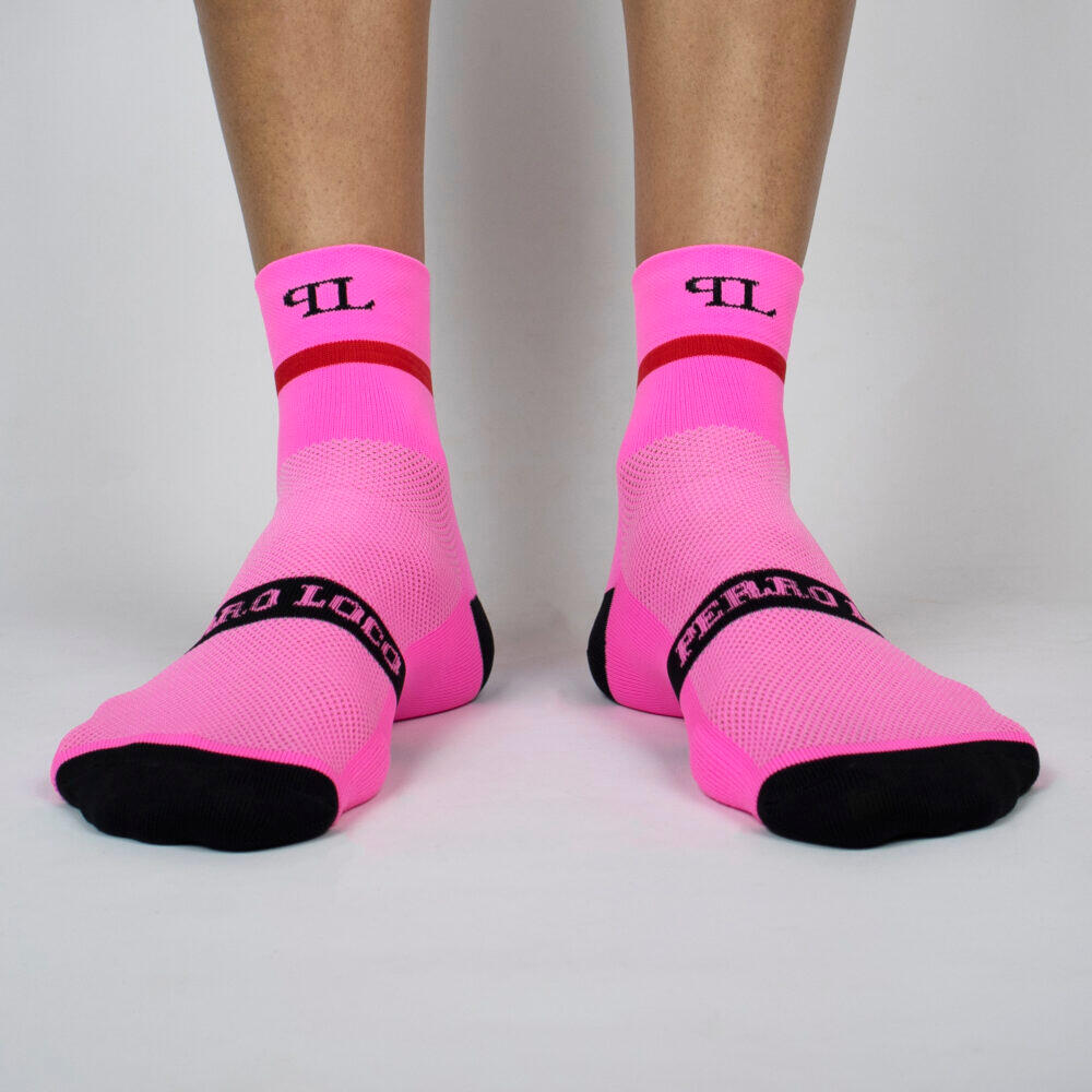 Calcetines Deportivos Pádel Perro Loco unisex Padel Day Rosa 3/3