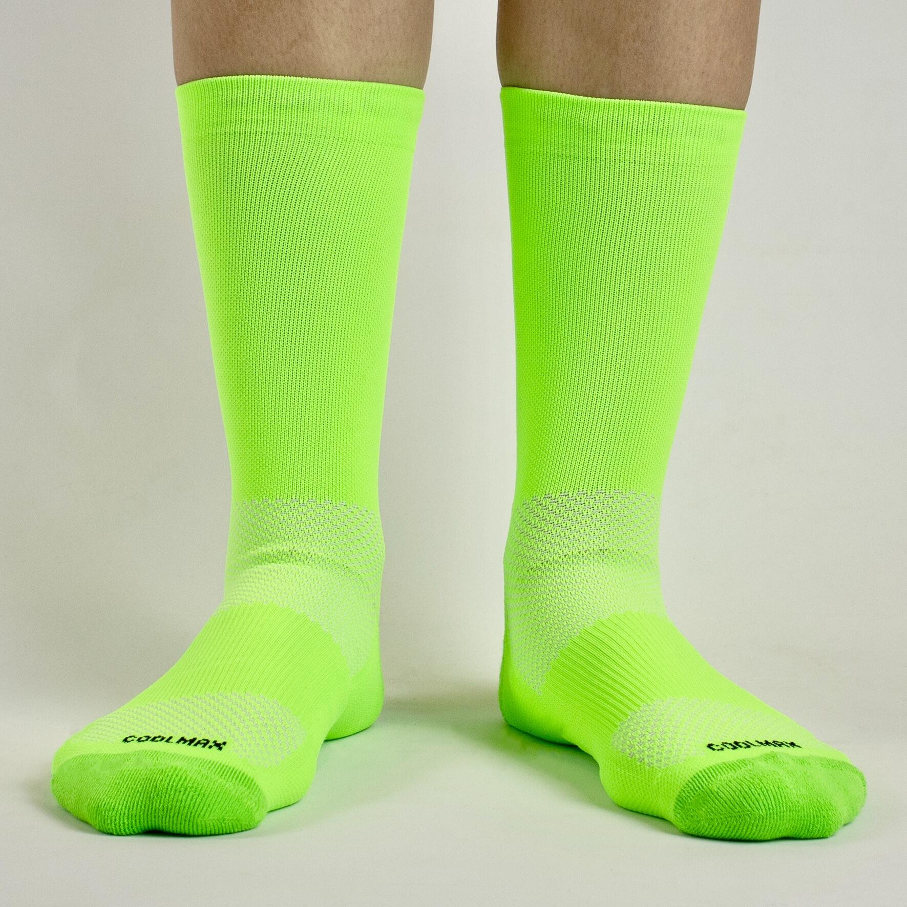 Calcetines Deportivos Running Perro Loco unisex Perra Loca Verde 3/3