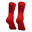 Calcetines Deportivos Ciclismo Perro Loco unisex Ultralight Rojo