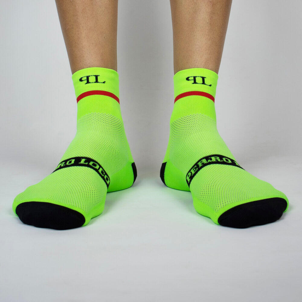 Calcetines Deportivos Pádel Perro Loco unisex Padel Day Verde 3/3