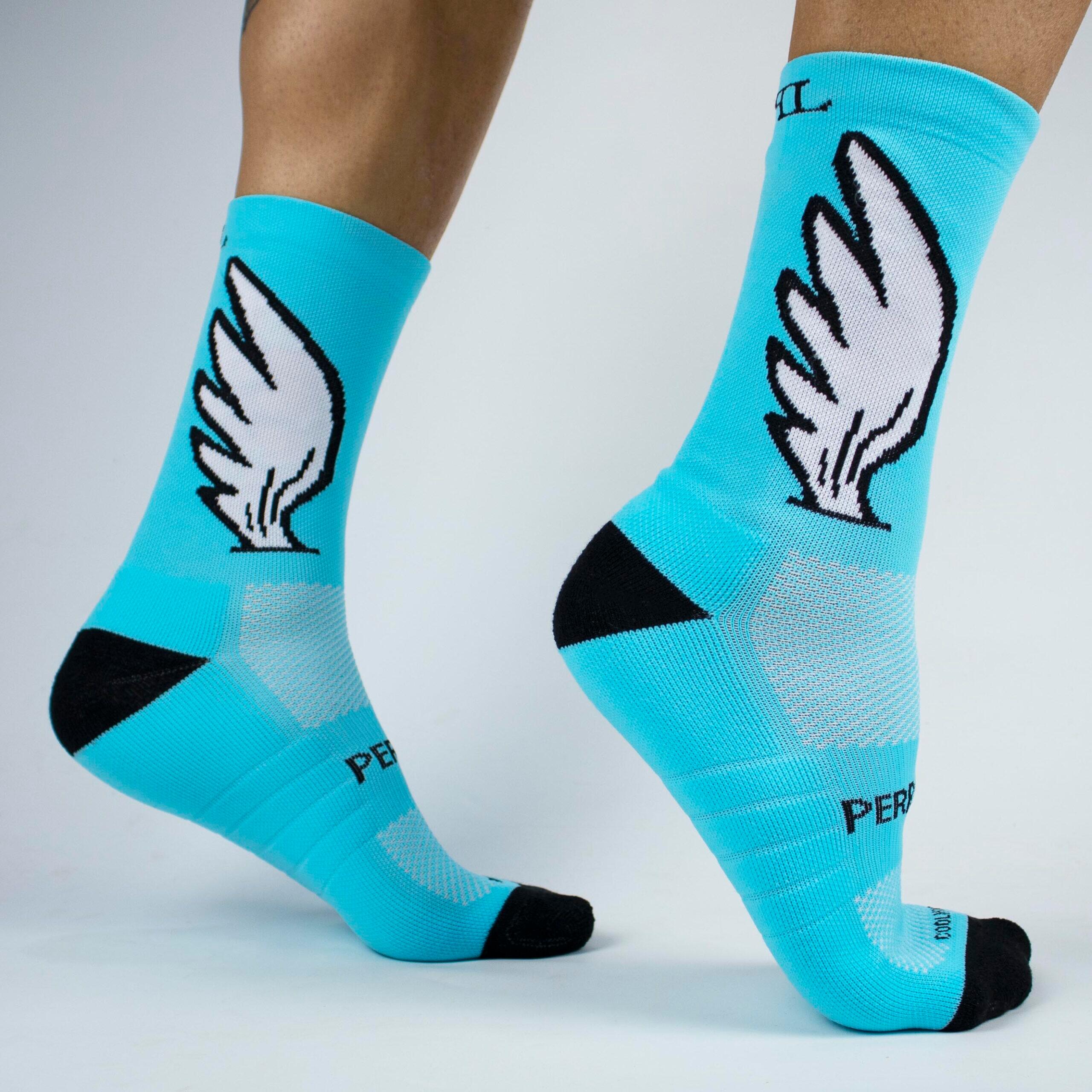 Calcetines Deportivos Running Perro Loco unisex Hermes Azul 2/3