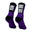 Calcetines Deportivos Running Perro Loco unisex Run Or Die Morado