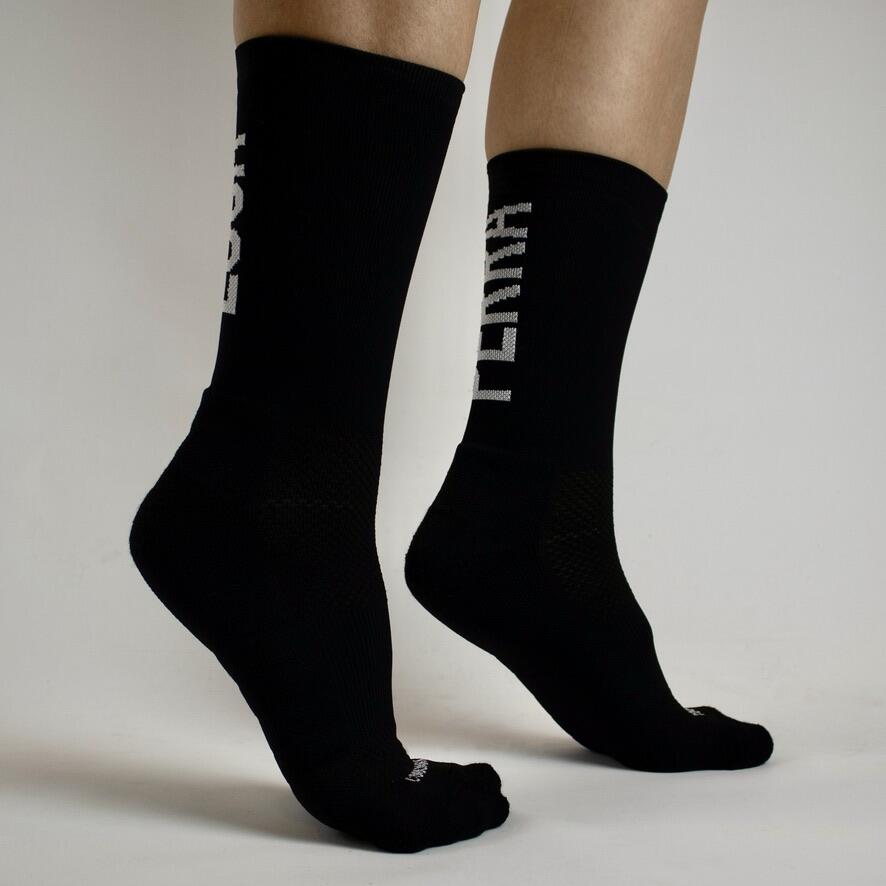 Calcetines Deportivos Running Perro Loco unisex Perra Loca Negro 2/3