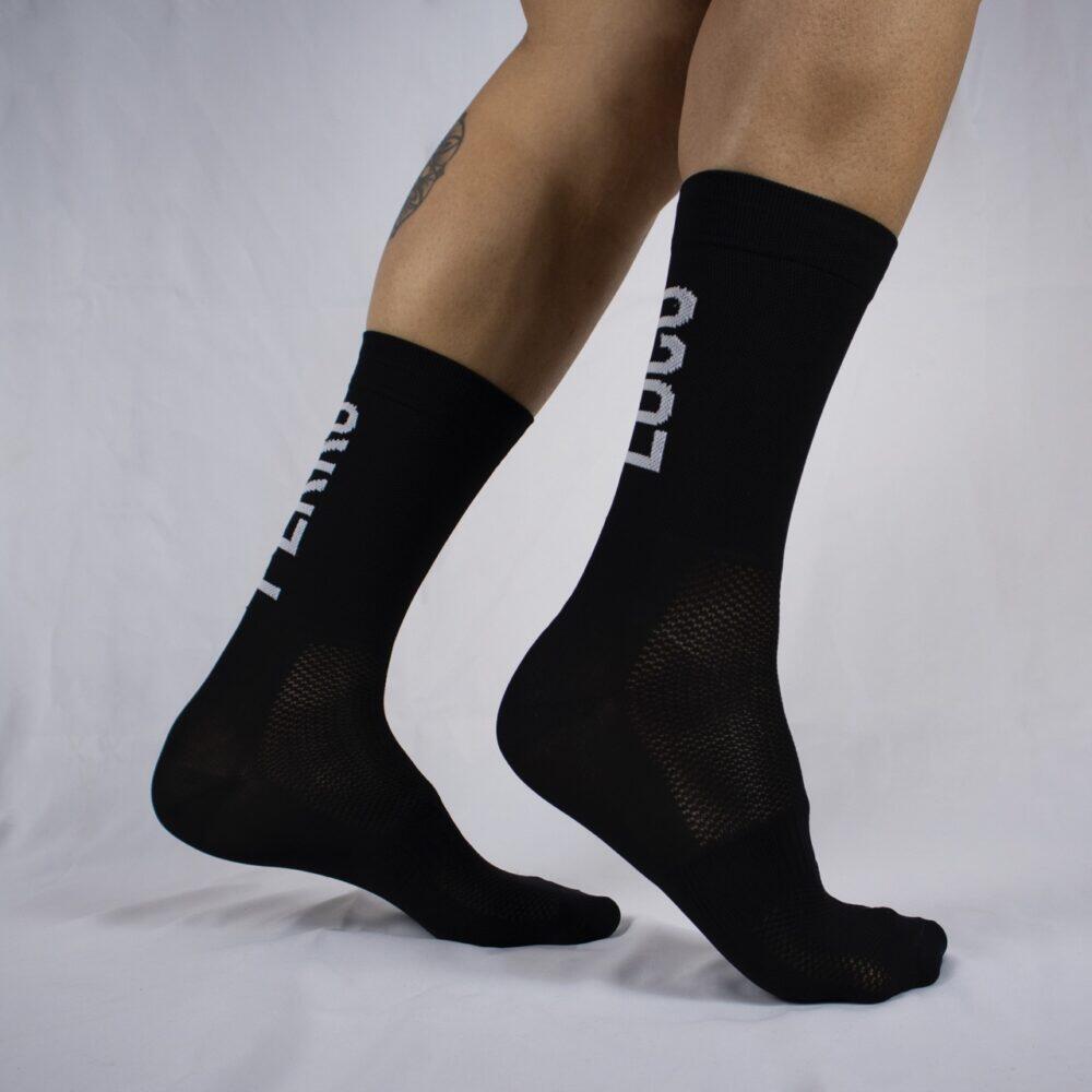Calcetines Deportivos Ciclismo Perro Loco unisex Ultralight Negro 2/3