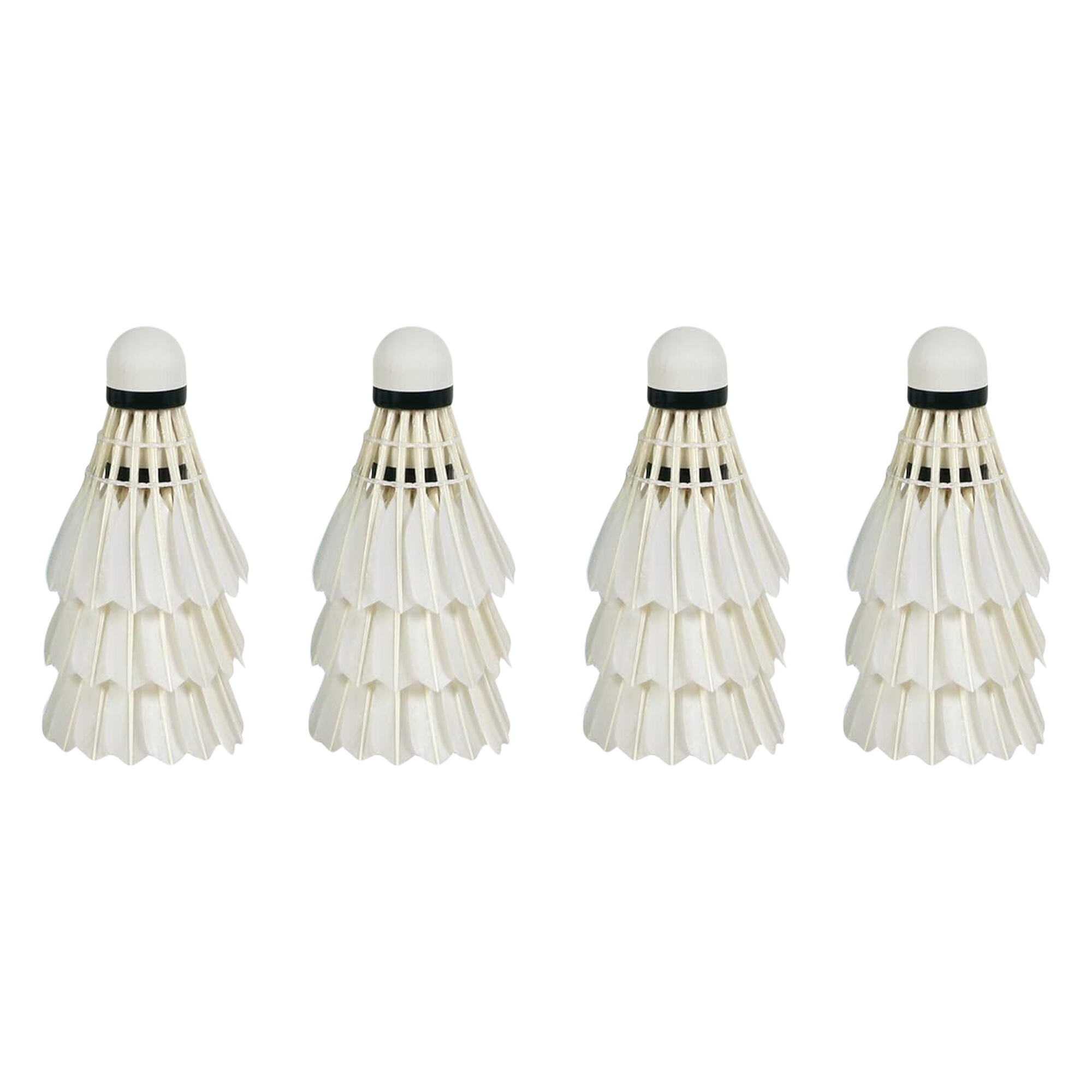 Aerosensa 40 Shuttlecock (Pack of 12) (White) 3/3