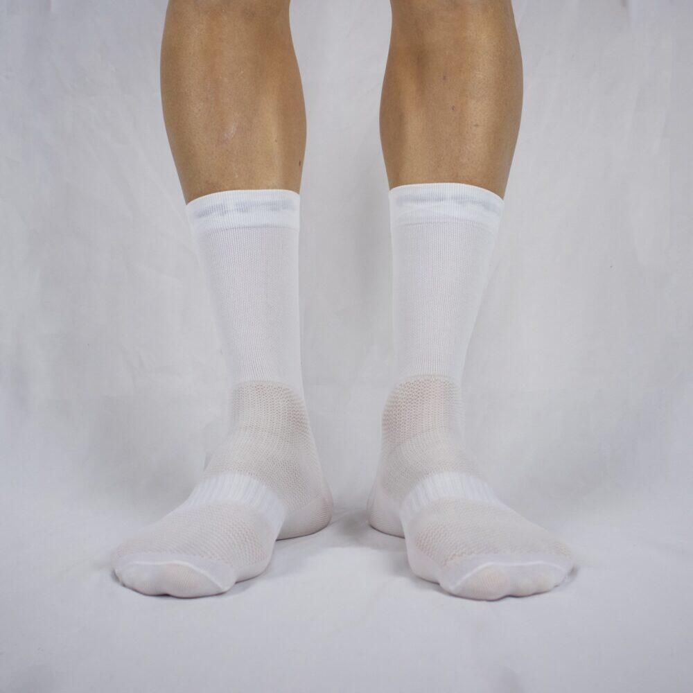 Calcetines Deportivos Ciclismo Perro Loco unisex Ultralight Blanco 3/3