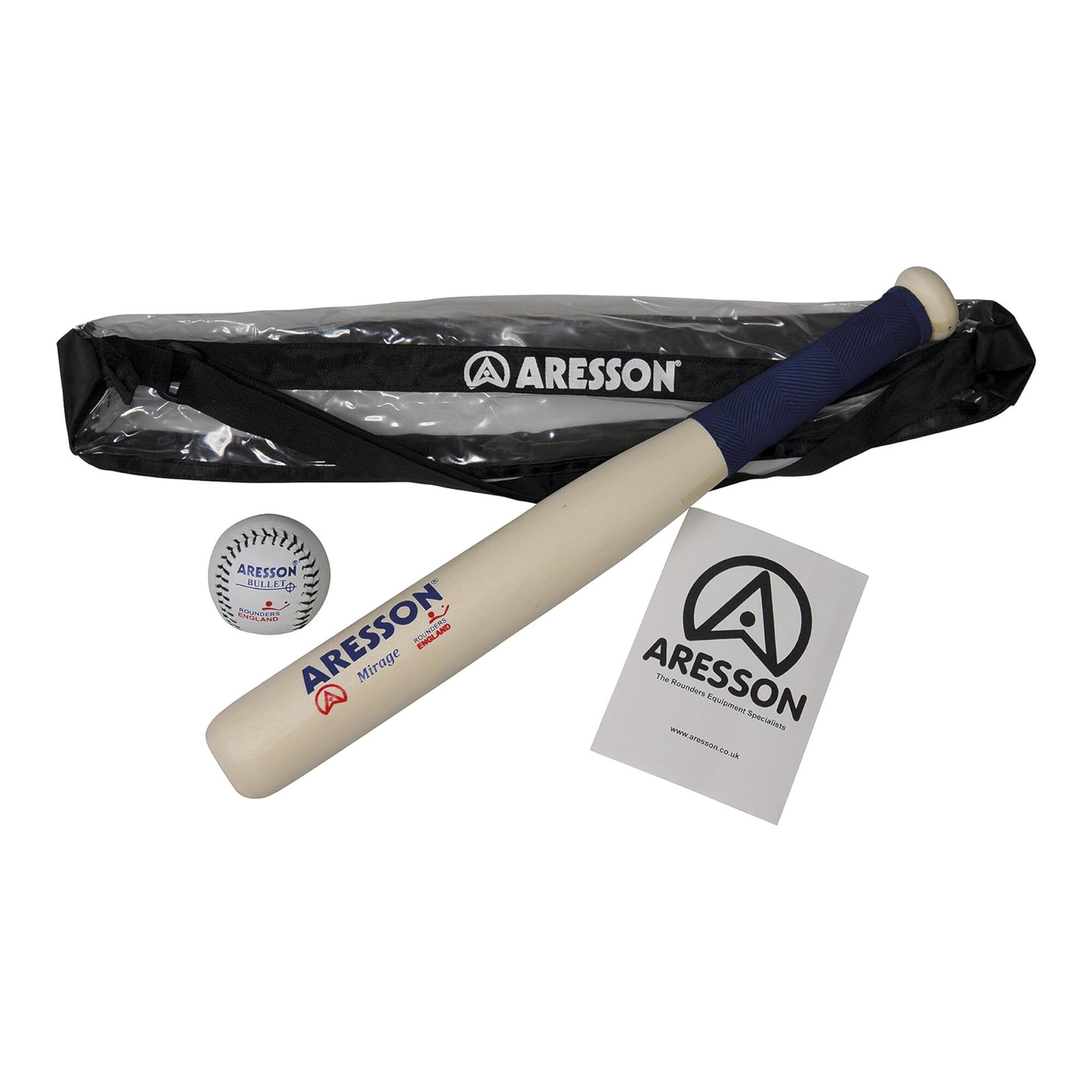 Mirage Leather Rounders Set (Pack of 3) (White/Black) 3/3