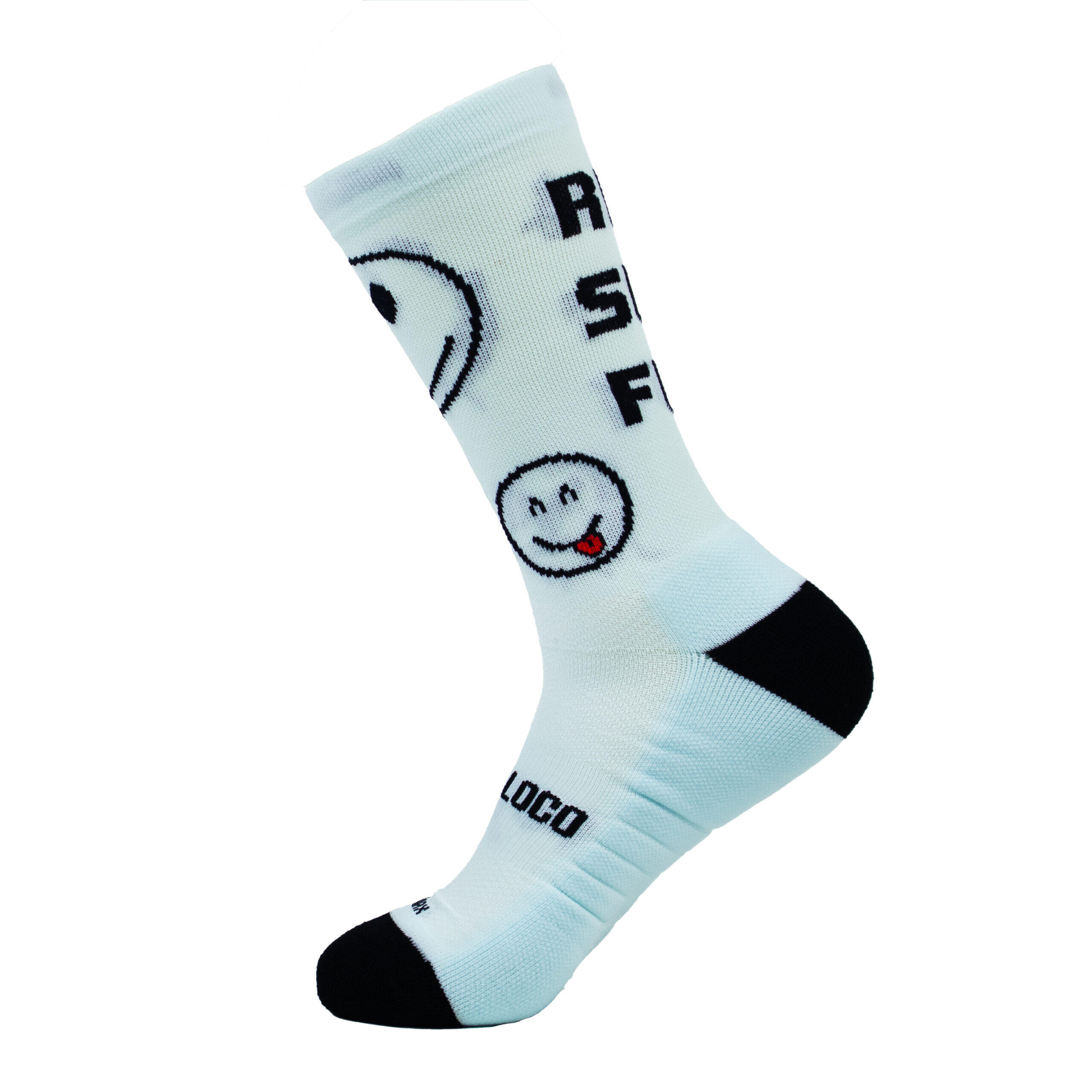 Calcetines Deportivos Running Perro Loco unisex Run Sun Fun Azul 3/3