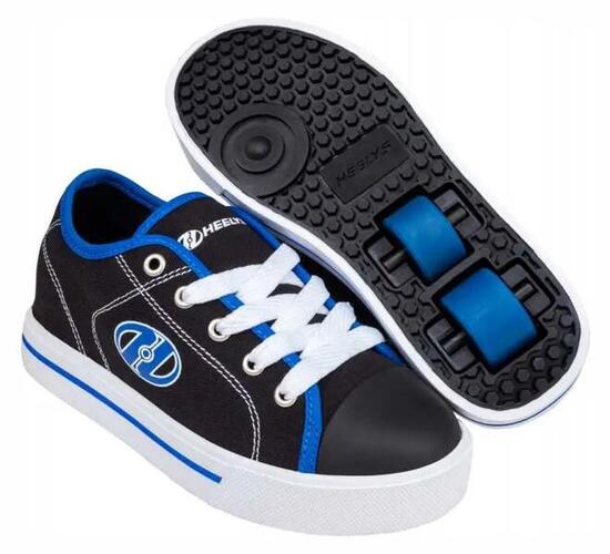 Heelys Classic X2 Noir/Bleu Chaussures à Roulettes