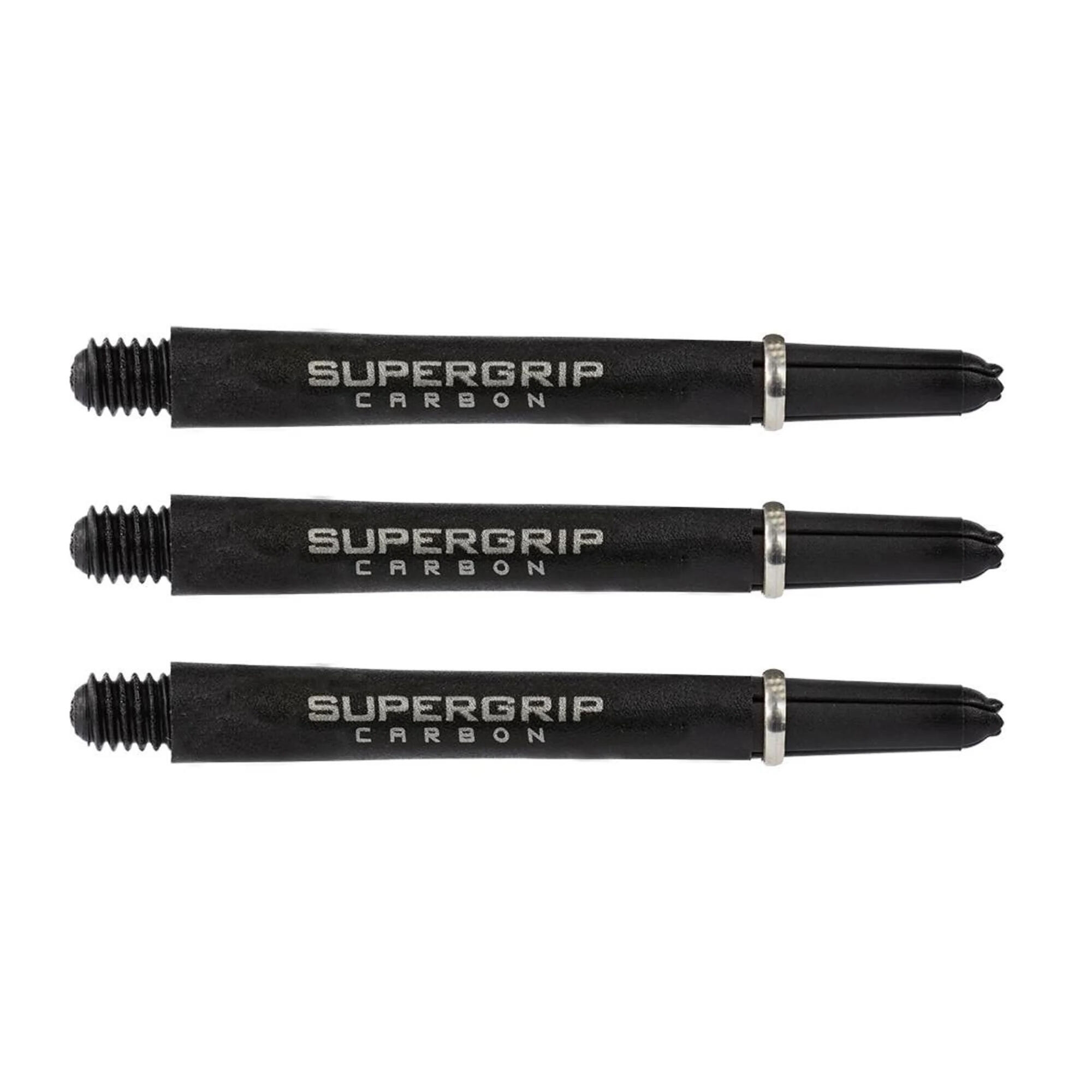 Super Grip Carbon Dart Stem (Pack of 3) (Black/Silver) 3/3