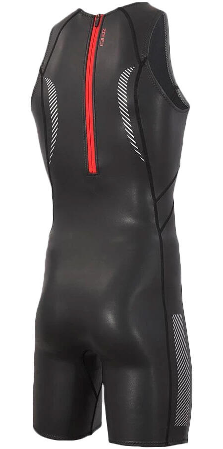 1.5mm Neoprene Kneeskin Sleeveless Shorty Wetsuit - / Red 2/6