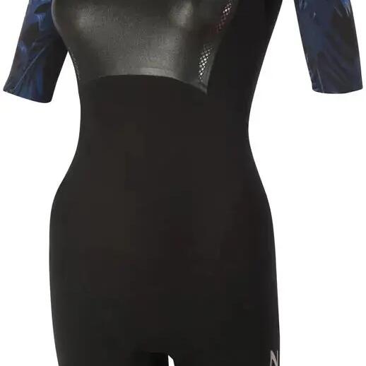 2024 Tropical Palm Back Zip Shorty Swimskin