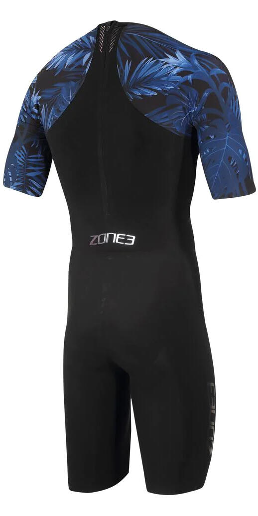 2024 Tropical Palm Back Zip Shorty Swimskin 2/3