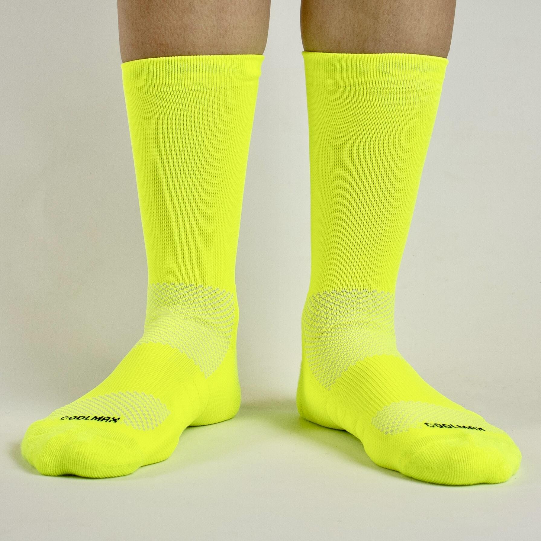 Calcetines Deportivos Running Perro Loco unisex Perra Loca Amarillo 3/3