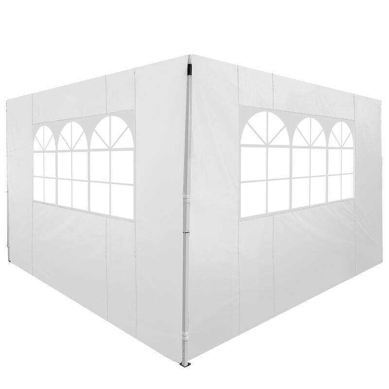 Paredes Laterais para Tenda 3x2 m Branco Outsunny