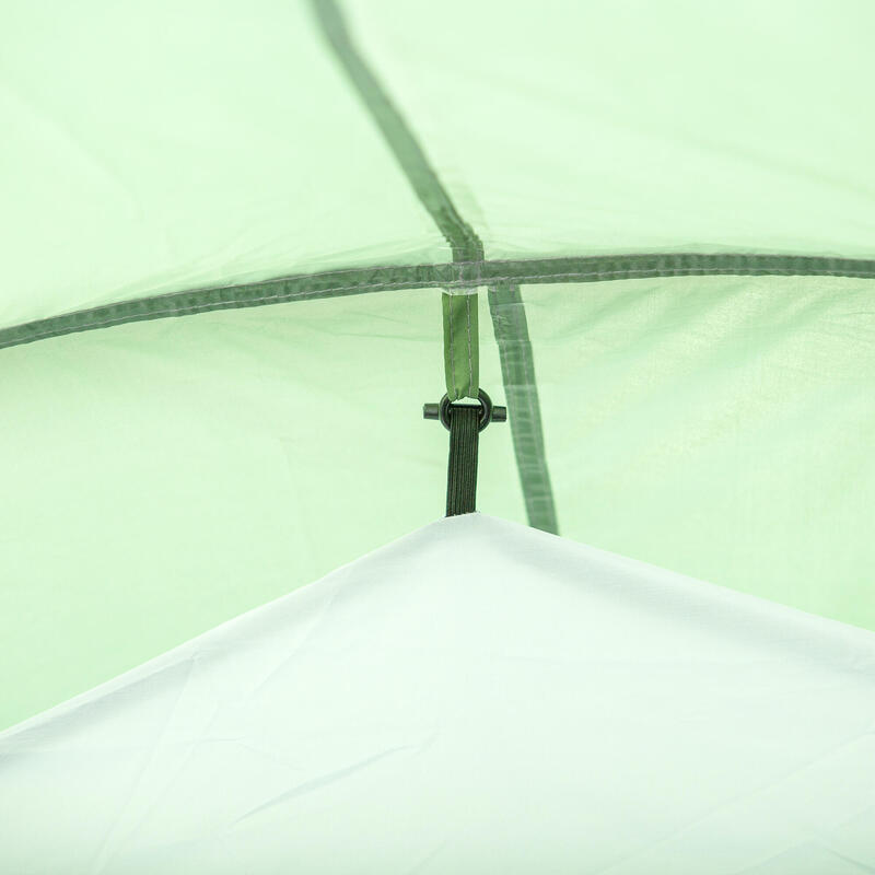 Tenda Campismo 426x206x154 cm Verde Escuro Outsunny