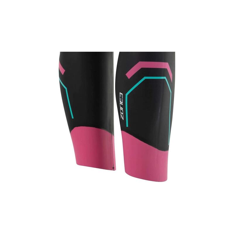 Femmes Agile Swim Combinaison Néoprène - Black / Pink / Turquoise