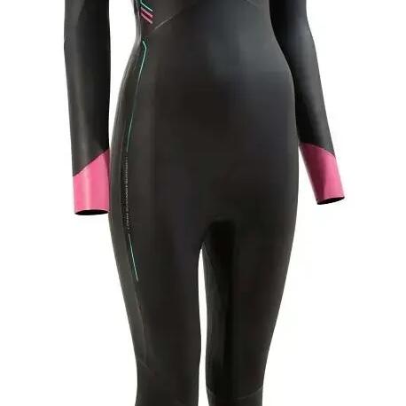 2024 Agile Swim Wetsuit - Black / Pink / Turquoise