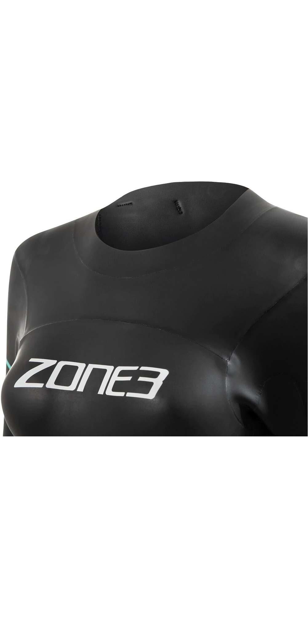 2024 Agile Swim Wetsuit - Black / Pink / Turquoise 7/7