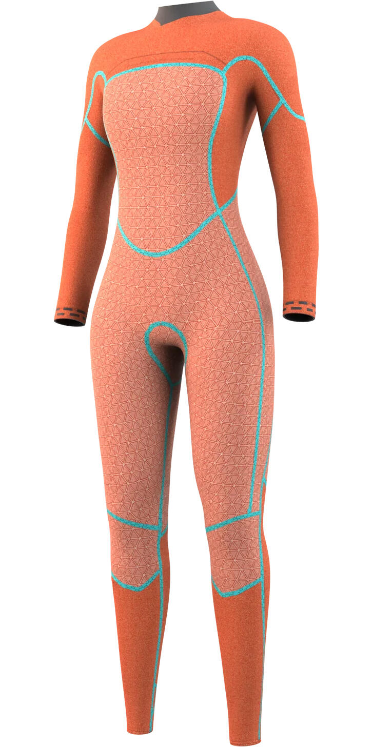 MYSTIC Wetsuit Gem 5/4 Frontzip Zwart 4/5