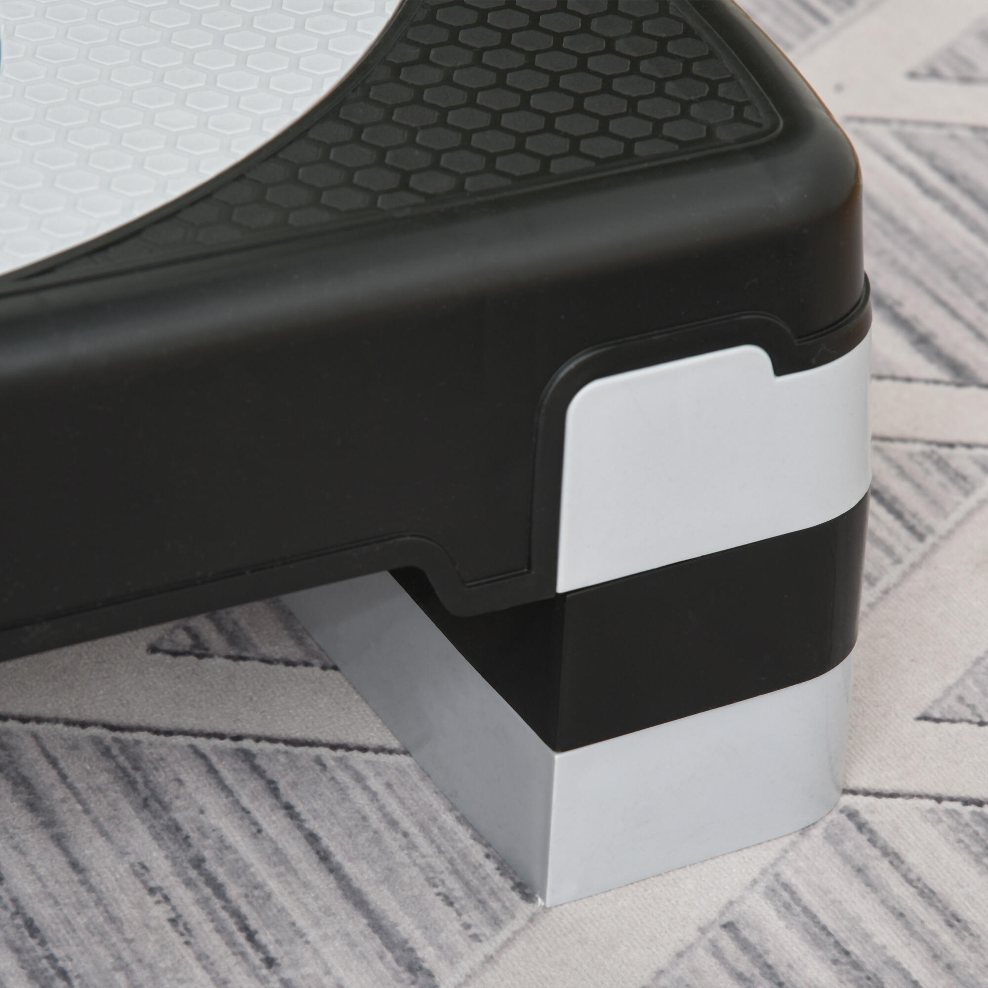 Step para Exercício 80x31x10-20cm Preto e cinza HOMCOM 6/7