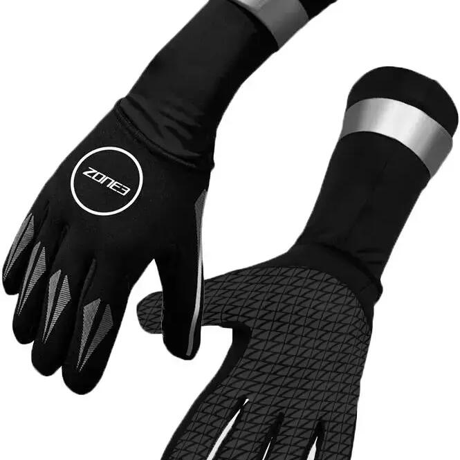 2024 2mm Neoprene Swim Gloves - / Reflective Silver