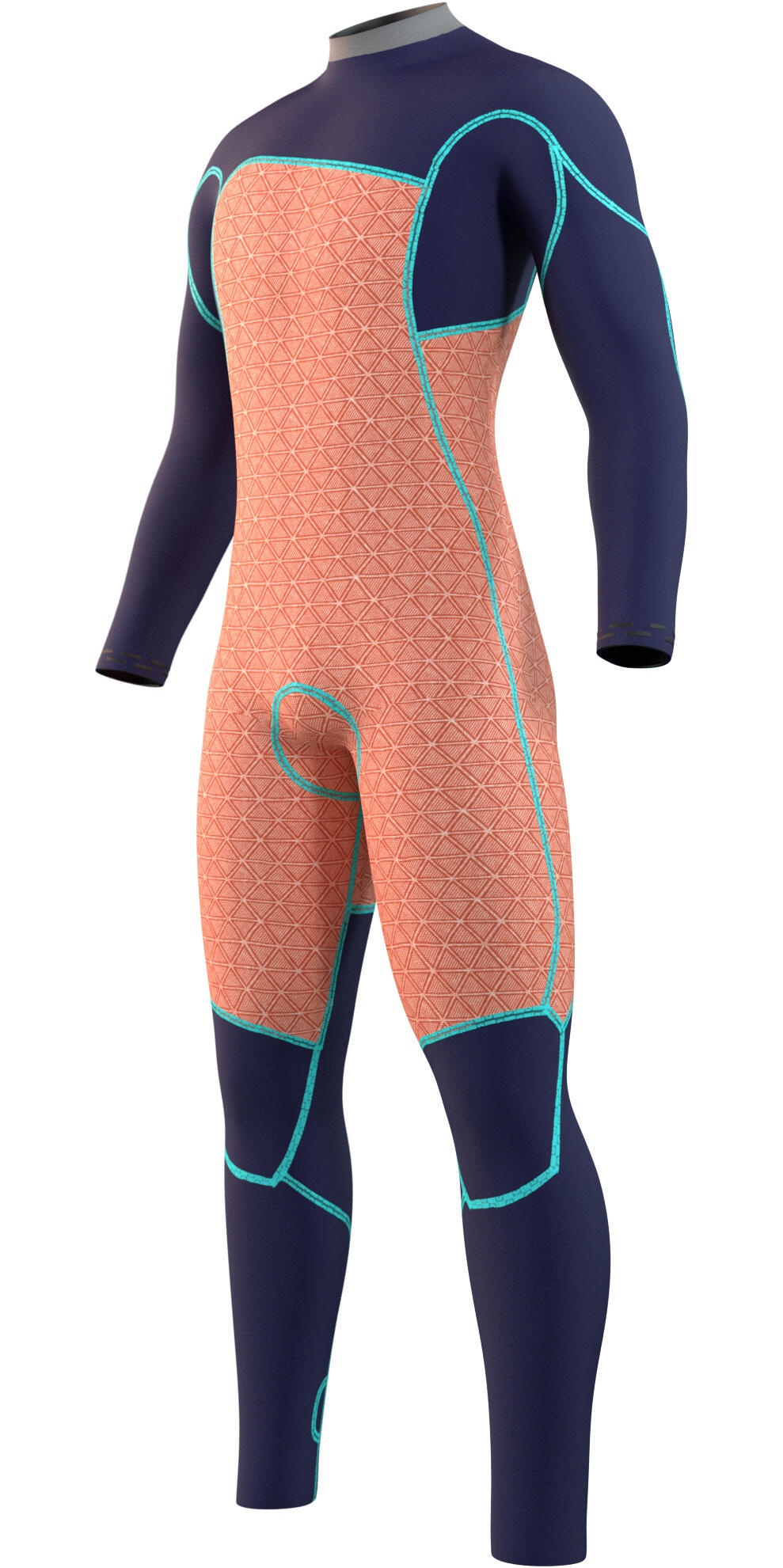 MYSTIC Majestic Wetsuit Donker Green 5/4mm Frontzip 3/7