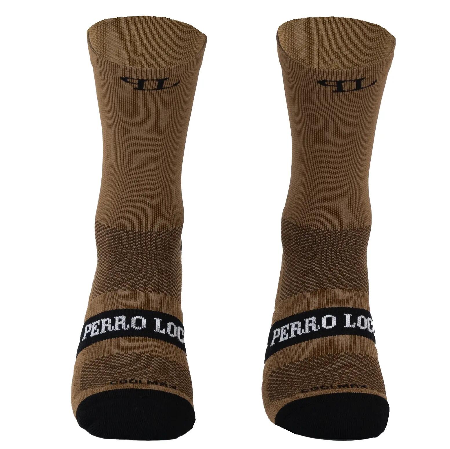 Calcetines Deportivos  Perro Loco unisex Camino de Santiago Marrón 3/3