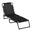 Tumbona Reclinable Outsunny 197x58x76cm Negro