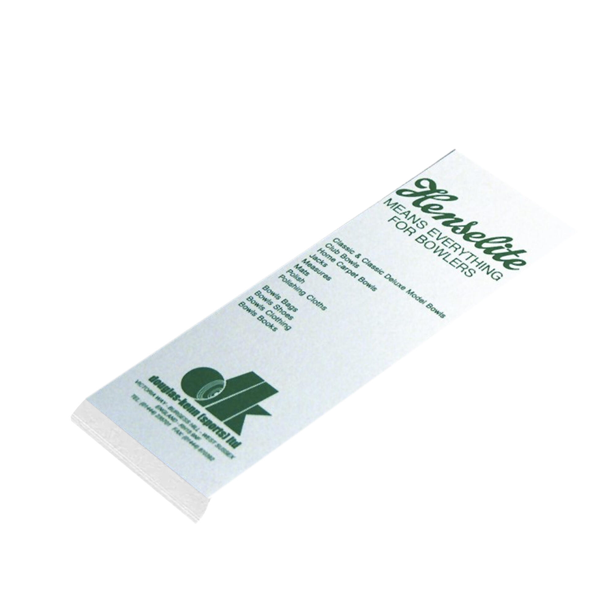 BowlenScorekarten 100erPack Damen und Herren Weiß/Grün 3/3