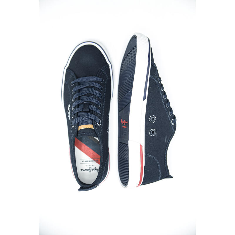 Baskets Pepe Jeans Kenton Smart 22, Bleu, Hommes