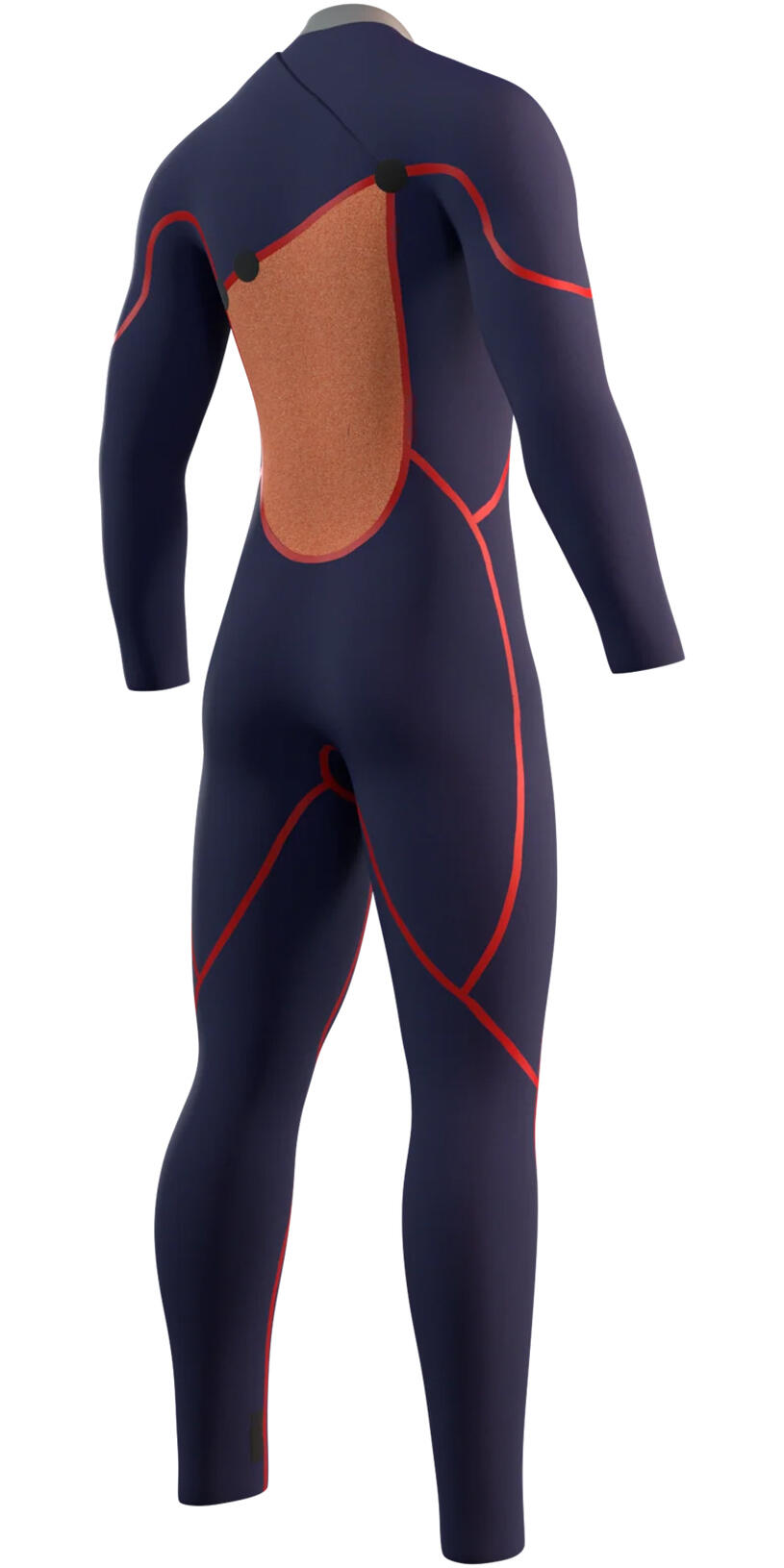 MYSTIC The One Wetsuit 4/3mm Zipfree Rood 4/7